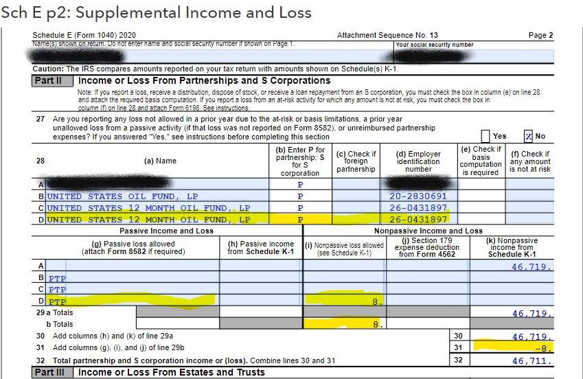 How do I report partnership Schedule K-1 box 13 code W on an individual ...