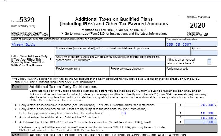 Answered: Roth Ira Distribution Tax And Penalty - Intuit Accountants 